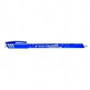 Tratto Cancellik Boligrafo de Bola - Tinta Borrable - Trazo 0.4mm - Doble Goma - Color Azul