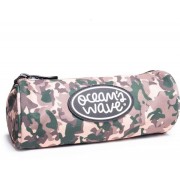 Oceans Wave Estuche Redondo - Gran Amplitud - Diseño Camuflaje Tierra