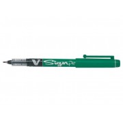 Pilot Rotulador de Punta Fina V-Sign Pen - Punta Fina de 2mm - Trazo de 0.6mm - Color Verde