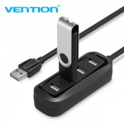 Vention HUB 4 en 1 USB2.0 a 4xUSB2.0 - 0.5m - Color Negro