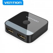 Vention Switch/Splitter HDMI Hembra a 2x HDMI Hembra 4K Bidireccional - Color Negro