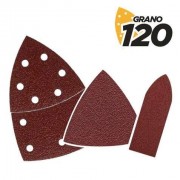 Blim Pack de 9 Lijas con Velcro para Lijadora BL0137 - Grano 120 - 3 Formatos