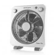 Orbegozo BF 0138 Ventilador Box Fan - Refresca y Ventila con Potencia y Silencio - Portatil y Practico - Temporizador de 60min