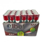 Elbat Pack 24 Pcs Pilas Alcalinas LR03/AAA - Color Varios