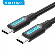 Vention Cable USB-C Macho a USB-C Macho - 2m - 3A - PD60W - Color Negro