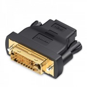 Vention Adaptador DVI Macho a HDMI Hembra - Color Negro