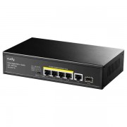 Cudy GS1005PTS1 Switch Gigabit PoE+ de 5 Puertos con 1 Puertos SFP