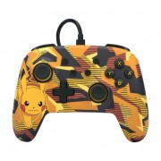 PowerA Mando con Cable Enhanced para Nintendo Switch - Camo Storm Pikachu