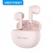 Vention Auriculares Bluetooth 5.3 con Estuche de Carga - 6h Autonomia ELF 06 - Color Rosa