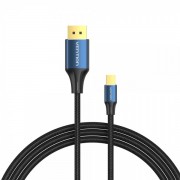 Vention Cable Conversor DisplayPort Macho a Mini DisplayPort Macho 1.4 8K - 2m - Color Negro y Azul