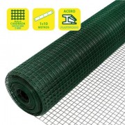 Sungarden Tela Metalica Plastificada 25x25x2mm 1x10m - Color Verde