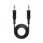 Nanocable Cable Audio Estereo Jack 3.5mm Macho a Jack 3.5mm Macho 15m - Color Negro